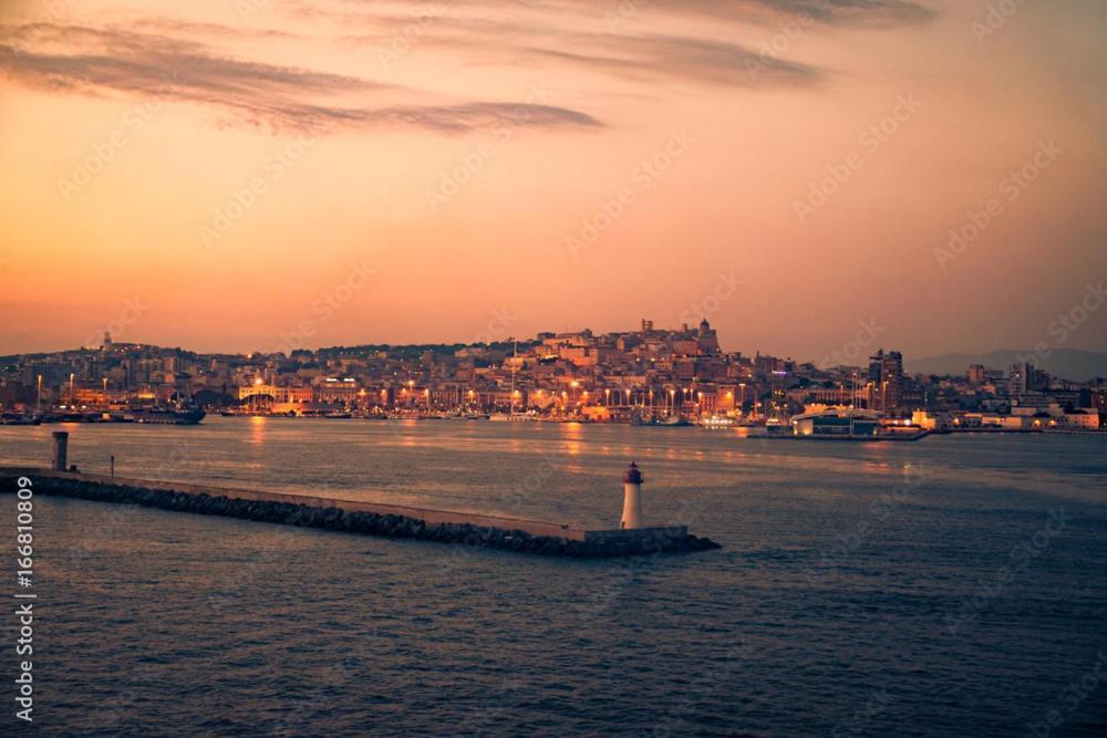 Central Moon Cagliari Vista Mare Eksteriør bilde